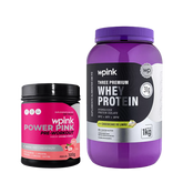Whey Protein Cheesecake de Limão – 1 kg + Super Power Pink de Lichia – 300g