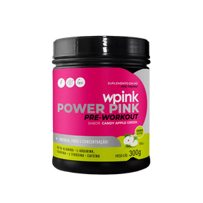 Super Power Pink de Maçã Verde - Pré-Treino – 300g