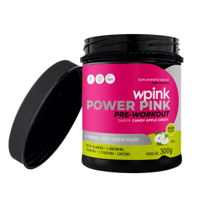 Super Power Pink de Maçã Verde - Pré-Treino – 300g