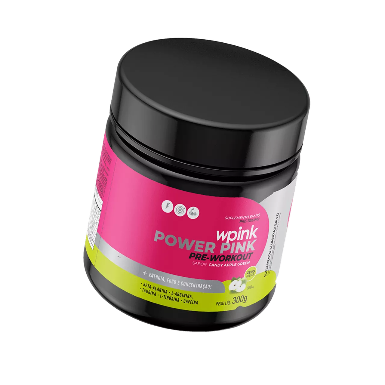 Super Power Pink de Maçã Verde - Pré-Treino – 300g