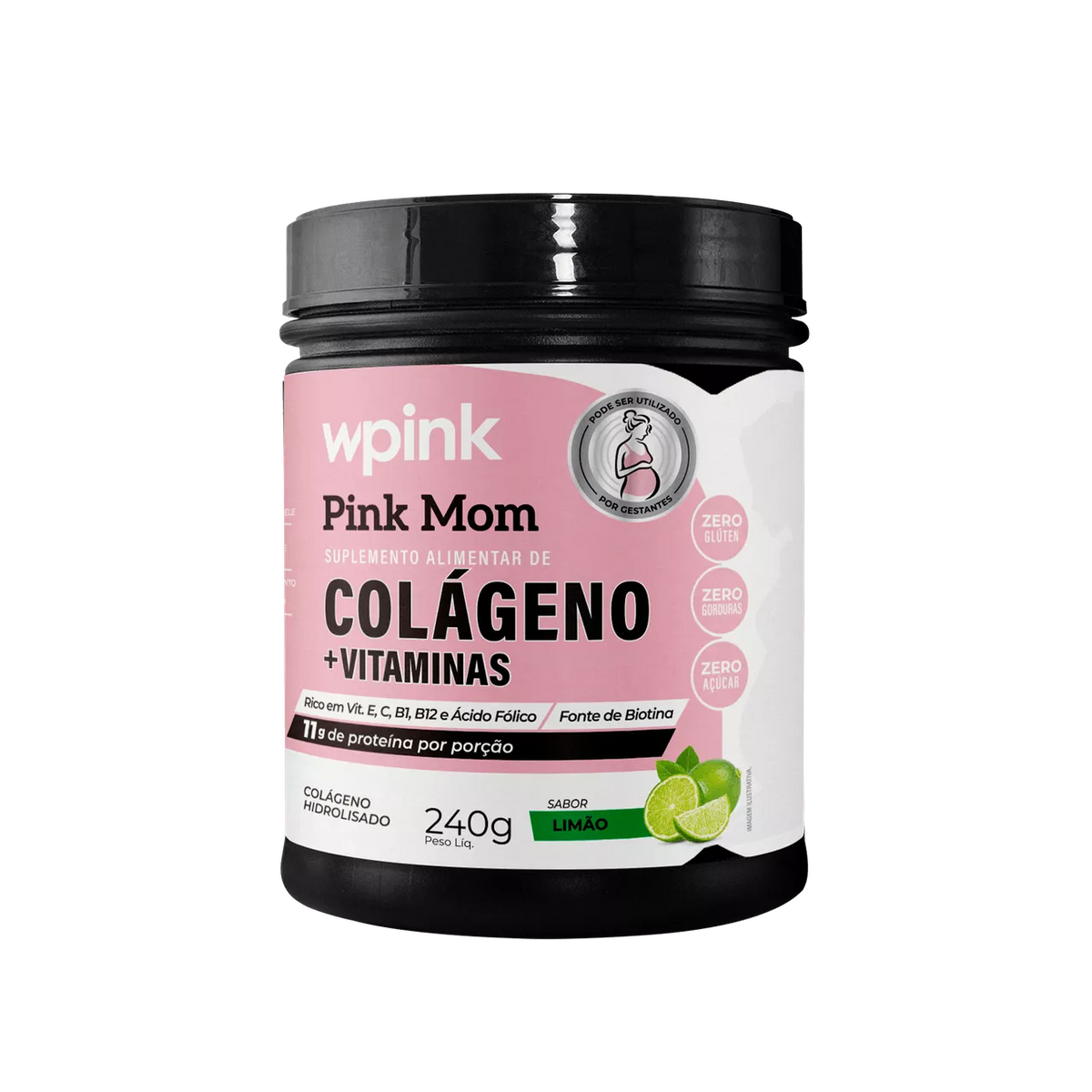 Colágeno Pink Mom de Limão - 240g